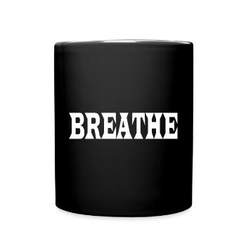 Vivre librement - Mug uni - noir - Devant