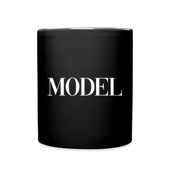 MODEL - Full Colour Mug - black - Front