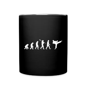 Taekwondo Evolution - Full Colour Mug - black - Front