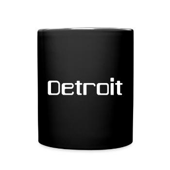 DETROIT - Tasse einfarbig - Schwarz - Vorne