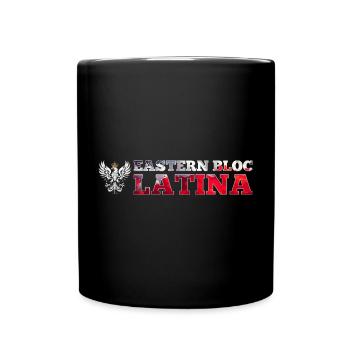 Ostblock Latina Polin Polen weißer Adler Geschenk - Tasse einfarbig - Schwarz - Vorne