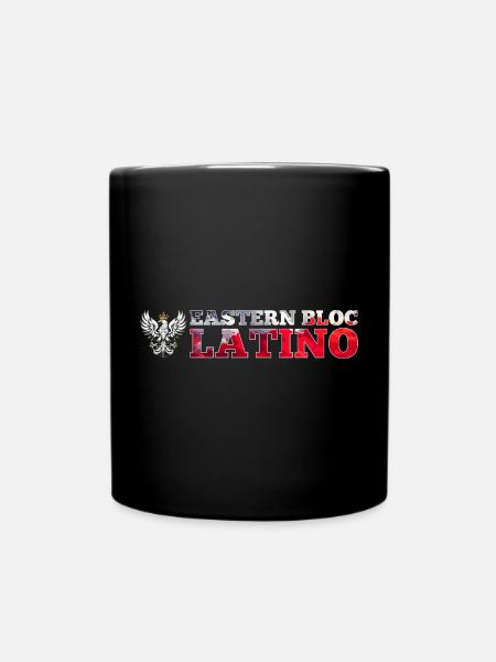 Ostblock Latino Pole Polen weißer Adler Geschenk - Tasse einfarbig - Schwarz