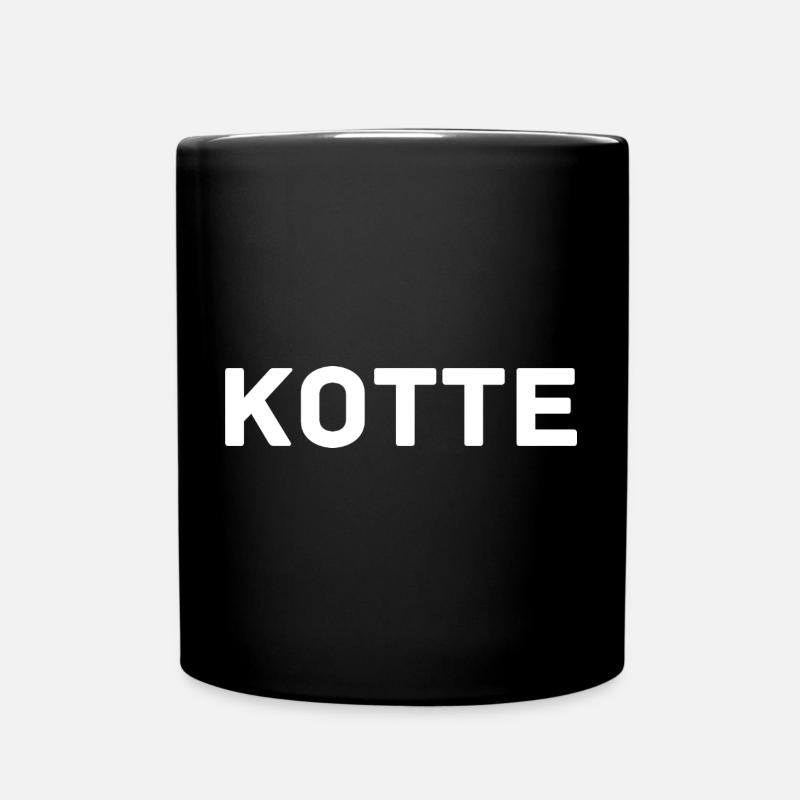 Kotte is your name Original Oldschool 90s - Full Colour Mug - black