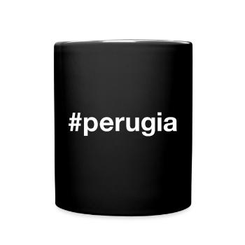Pérouse Italie Italien Hashtag - Mug uni - noir - Devant