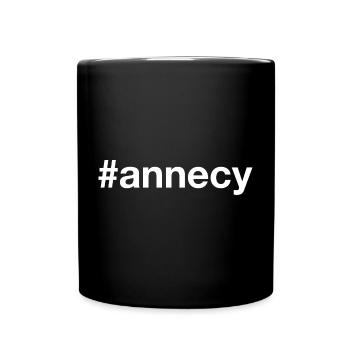 ANNECY Hashtag - Mug uni - noir - Devant