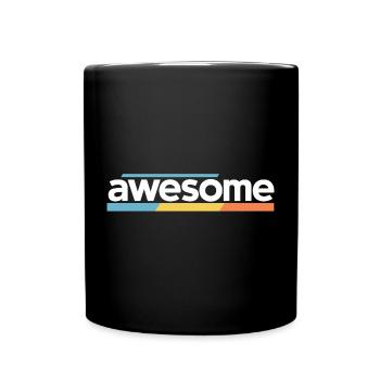 Fantastisches Typografie-Design - Tasse einfarbig - Schwarz - Vorne