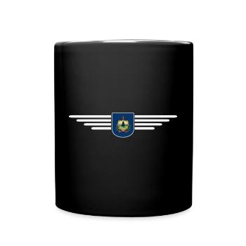 Chemise de fan du Vermont – Pure Nature - Mug uni - noir - Devant