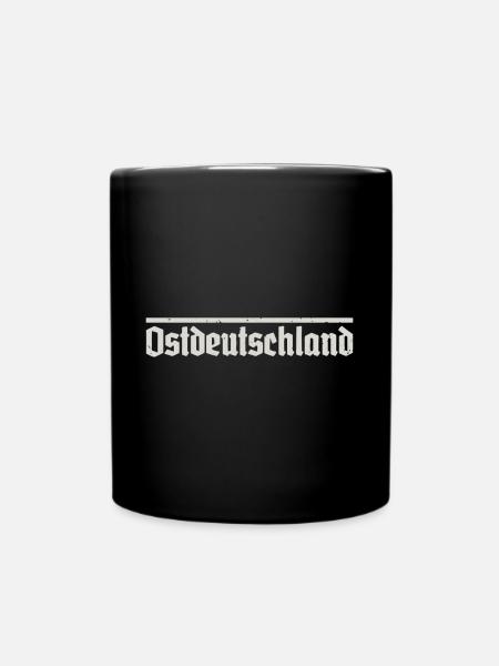 Ostdeutschland Ossi Osten - Tasse einfarbig - Schwarz