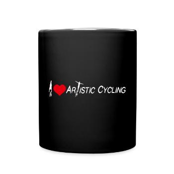 Cyclisme artistique, cyclisme artistique, cyclisme en salle, j’adore - Mug uni - noir - Devant