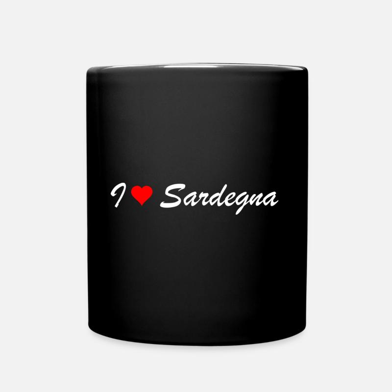 Sardinien - Tasse einfarbig - Schwarz