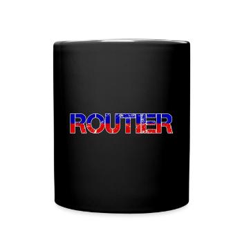 Routier Bleu Blanc Rouge - Mug uni - noir - Devant