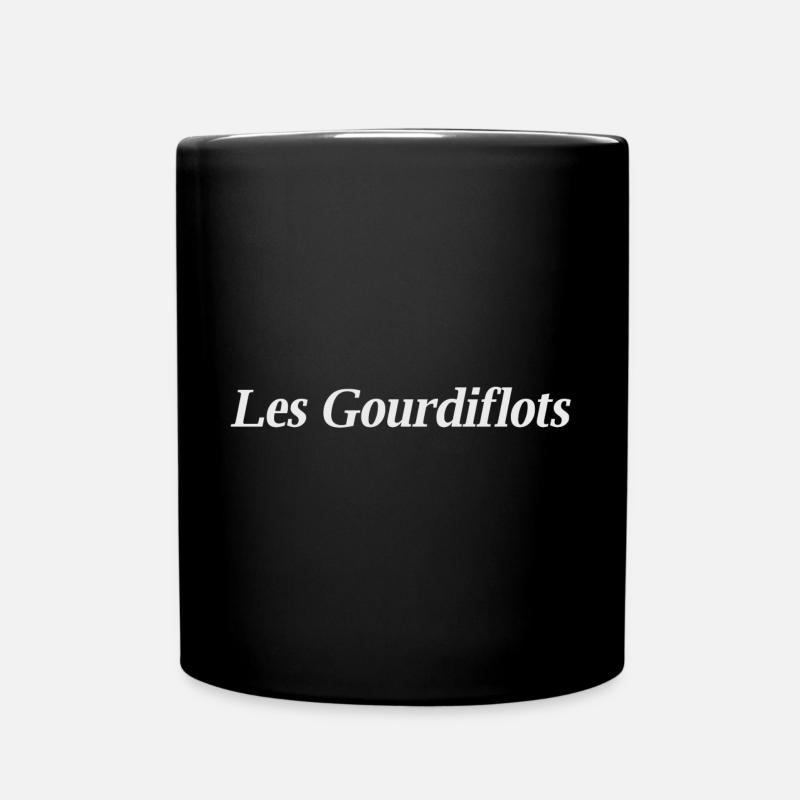 Les Gourdiflots - Tasse einfarbig - Schwarz