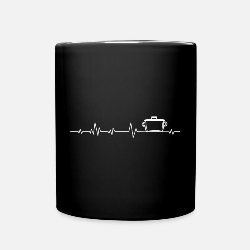 Koch Köchin Kochen - Tasse einfarbig - Schwarz