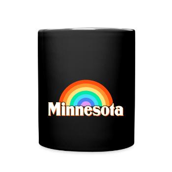 Minnesota - Tasse einfarbig - Schwarz - Vorne