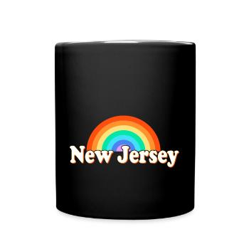 New Jersey - Tasse einfarbig - Schwarz - Vorne