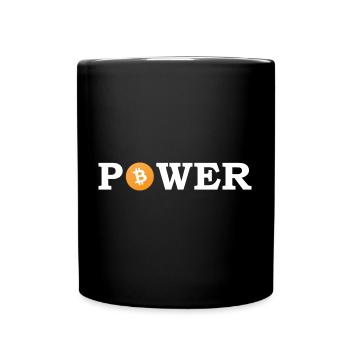 Puissance de Bitcoin - Mug uni - noir - Devant