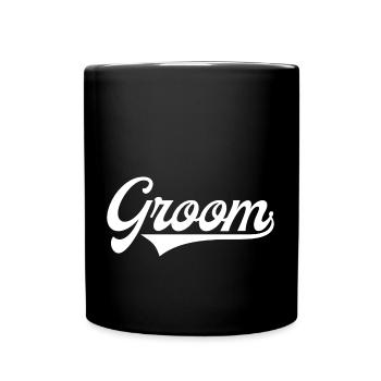 The Groom - Der Bräutigam - Tasse einfarbig - Schwarz - Vorne