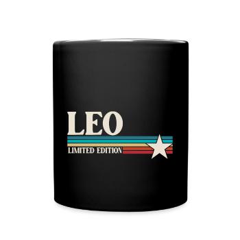 Signe du zodiaque Lion - Mug uni - noir - Devant