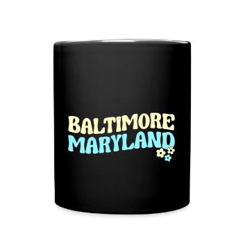Baltimore - Full Colour Mug - black - Front