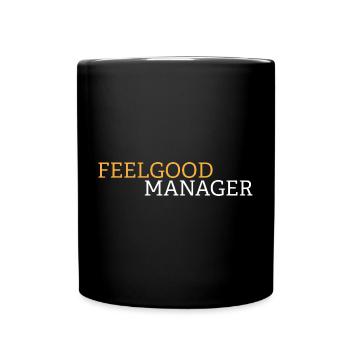 Chemise noire Feelgood manager - Mug uni - noir - Devant