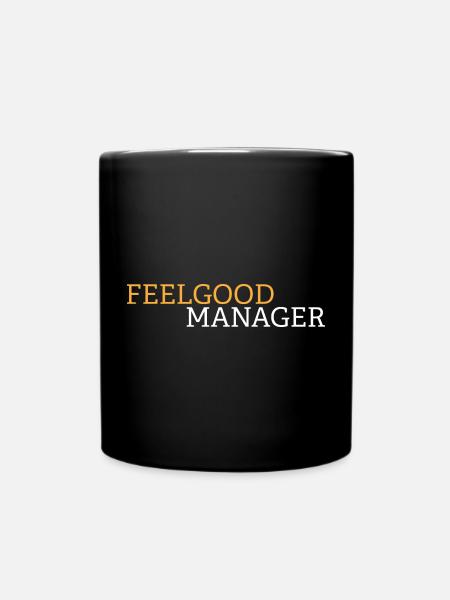 Feelgood manager black shirt - Tasse einfarbig - Schwarz