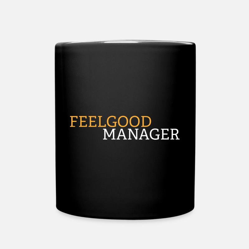 Feelgood manager black shirt - Full Colour Mug - black
