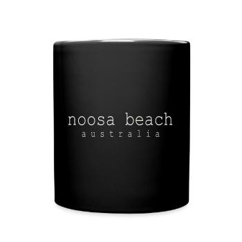 noosa beach australia - Tasse einfarbig - Schwarz - Vorne