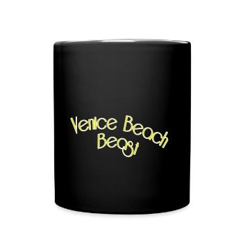 Venice beach beast - Tasse einfarbig - Schwarz - Vorne
