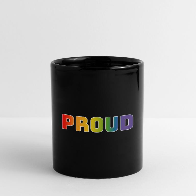 Rainbow proud white Full Colour Mug