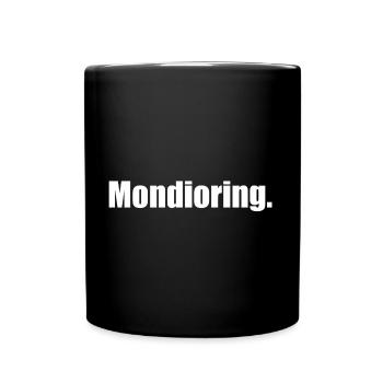 Mondioring . Dog motif White - Full Colour Mug - black - Front