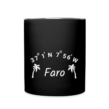 Faro Algarve Portugal Holiday Idea - Full Colour Mug - black - Front