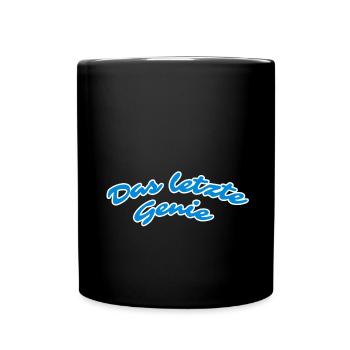 Das letzte Genie - Tasse einfarbig - Schwarz - Vorne