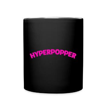 Retro 90s Hyperpop Aesthetic Music - Full Colour Mug - black - Front