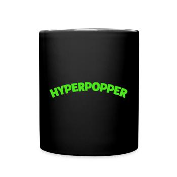 Retro 90s Hyperpop Aesthetic Music - Full Colour Mug - black - Front
