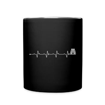 Battement de cœur des pyramides mésoaméricaines - Mug uni - noir - Devant