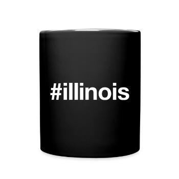Hashtag de l’Illinois - Mug uni - noir - Devant