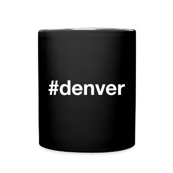 DENVER Hashtag - Tasse einfarbig - Schwarz - Vorne