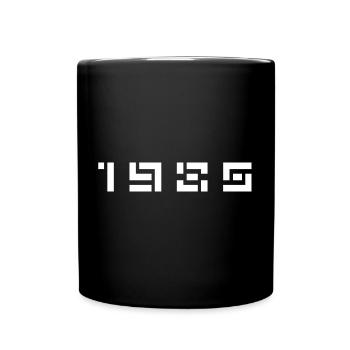 Geburtsjahr Geburtstag Born In - Made in 1985 - Tasse einfarbig - Schwarz - Vorne