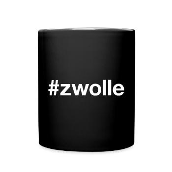 ZWOLLE Netherlands Niederlande - Tasse einfarbig - Schwarz - Vorne