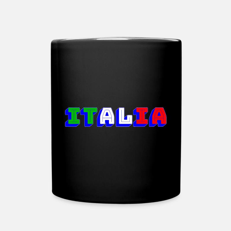 ITALY - Full Colour Mug - black
