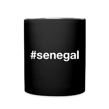 SENEGAL Hashtag - Full Colour Mug - black - Front