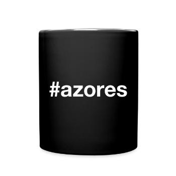 AZORES Hashtag - Tasse einfarbig - Schwarz - Vorne