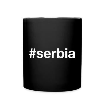 SERBIE Hashtag Serbien - Mug uni - noir - Devant