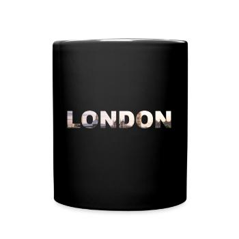 London City Skyline - Full Colour Mug - black - Front