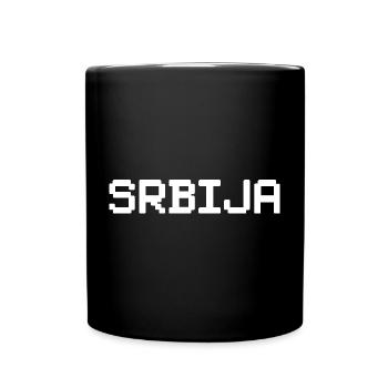 SRBIJA Serbie - Mug uni - noir - Devant
