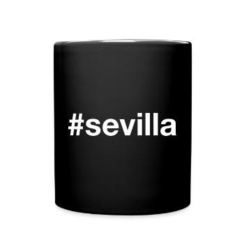 SEVILLE Hashtag - Full Colour Mug - black - Front