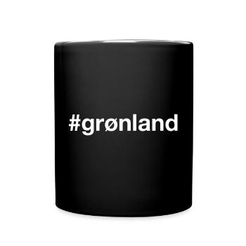 Hashtag Groenland Groenland - Mug uni - noir - Devant