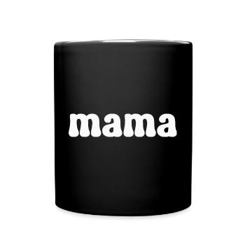 Maman Maman - Mug uni - noir - Devant