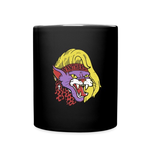 Fanther-Panther on black - Full Colour Mug