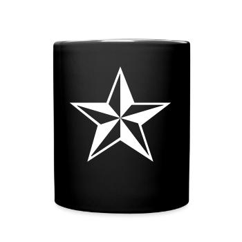 Star - blanc - Mug uni - noir - Devant